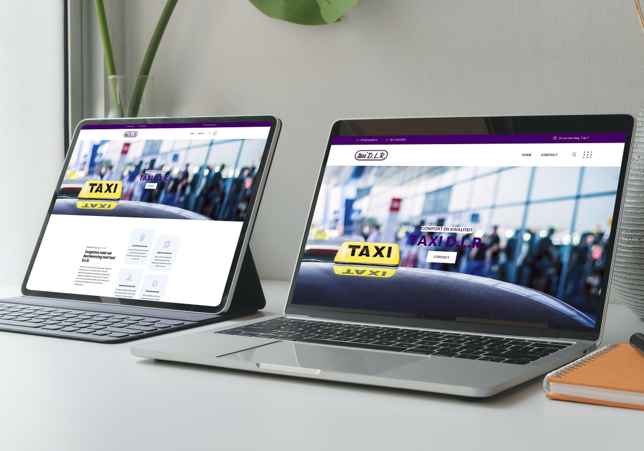 Taxi D.L.R. Website design taxi