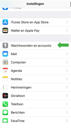 wachtwoorden en accounts