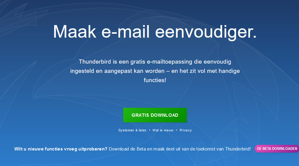 Mozilla Thunderbird downloaden